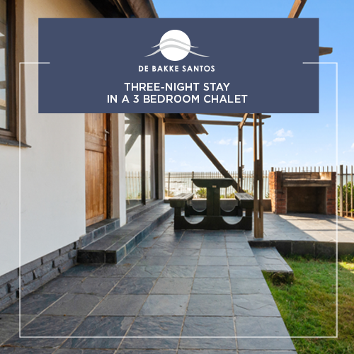 THREE-NIGHT SUMMER STAY IN  A 3 BEDROOM CHALET -